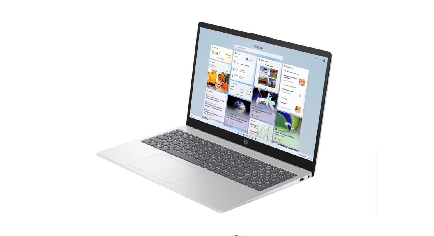 HP Laptop 15 Intel Core i3 13th Gen (8GB|512 GB SSD)/Window 11 Home 15-FD0533TU Laptop (15.6 inch,Natural Silver,1.59 kg, with MS Office